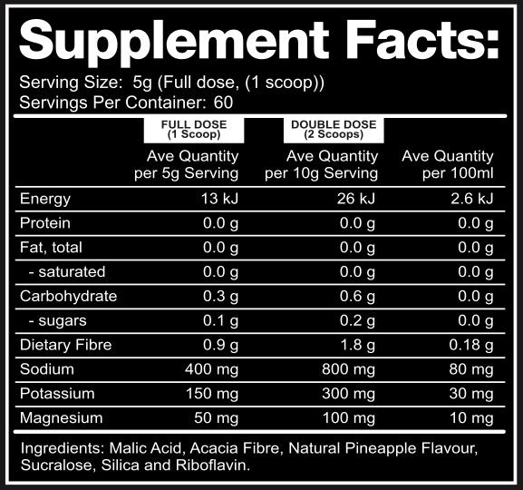 Premium Nutrition Hydrate Electrolytes 300g