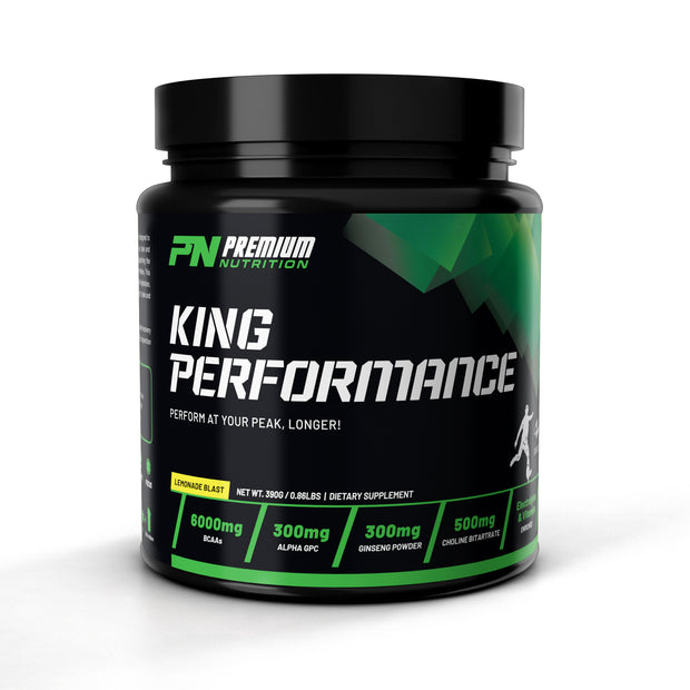 KING Performance BCAA tub, lemonade blast