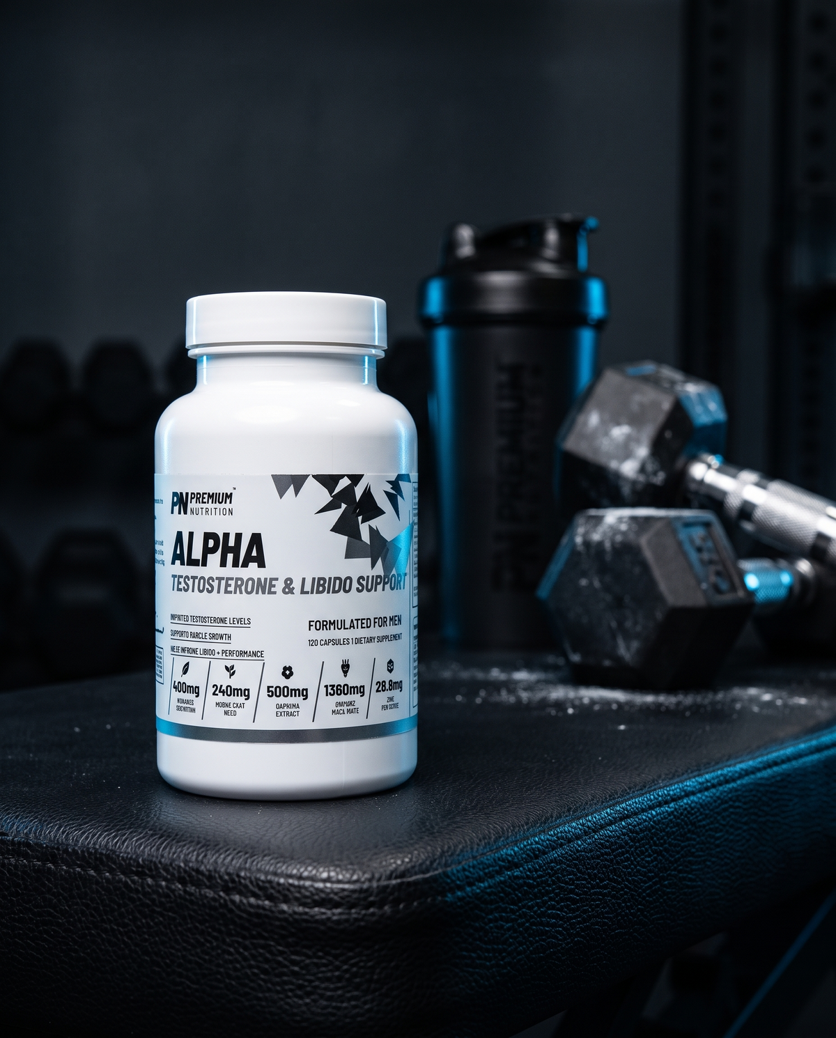 Premium Nutrition ALPHA in the gym