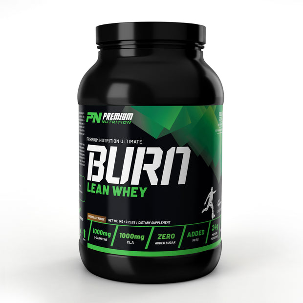 BURN Lean Whey Protein 1KG tub, chocolate