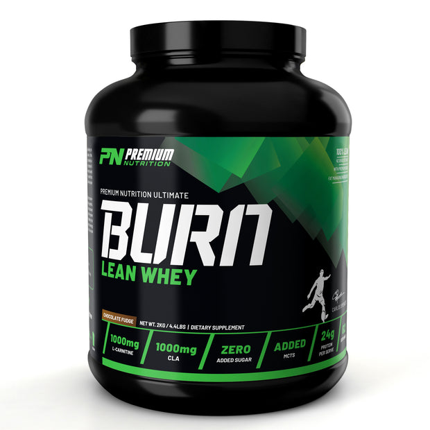 BURN Lean Whey Protein 2KG tub, chocolate
